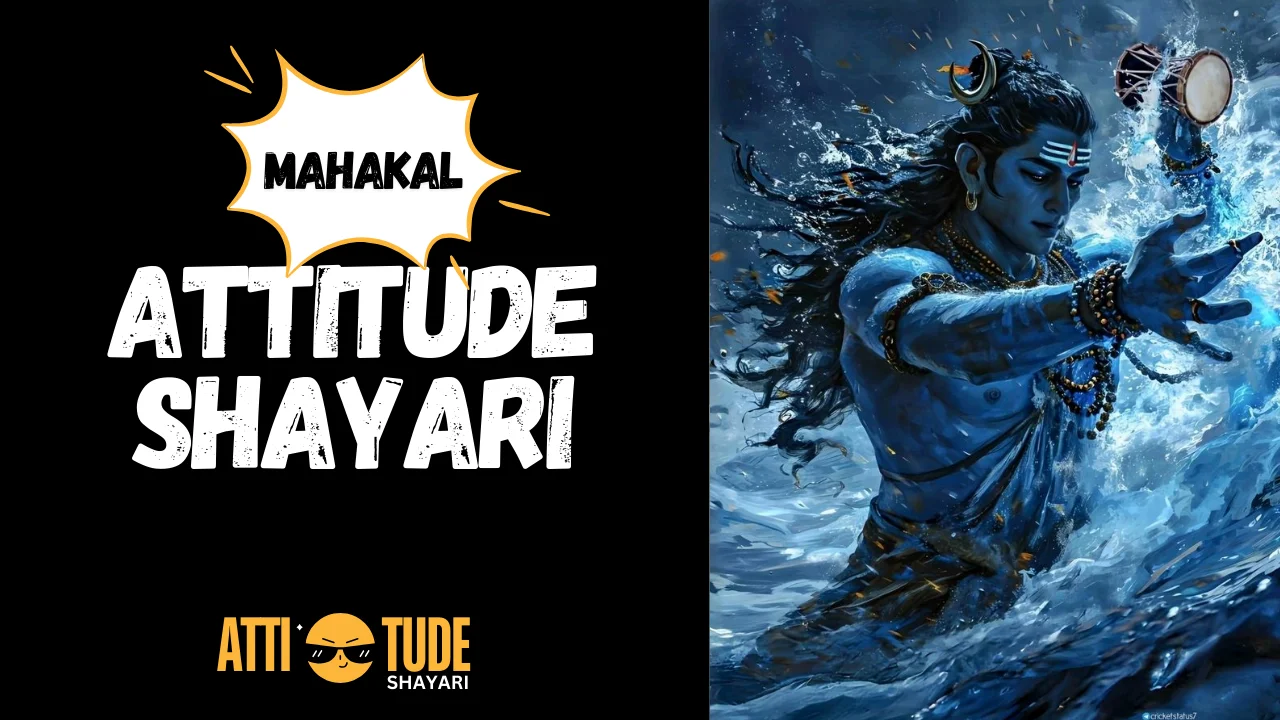 mahakal attitude shayari